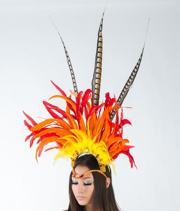 Feather headpiece