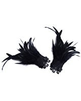 Feather feather wrist cuffs