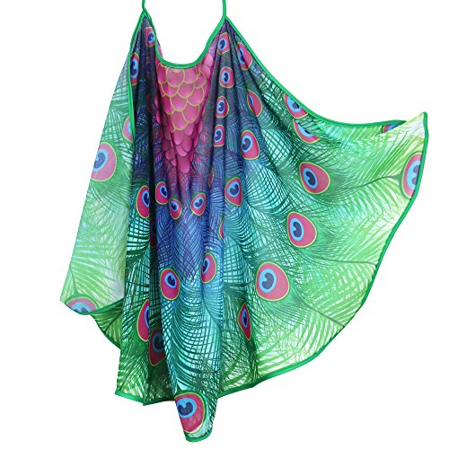 Childrens peacock cape